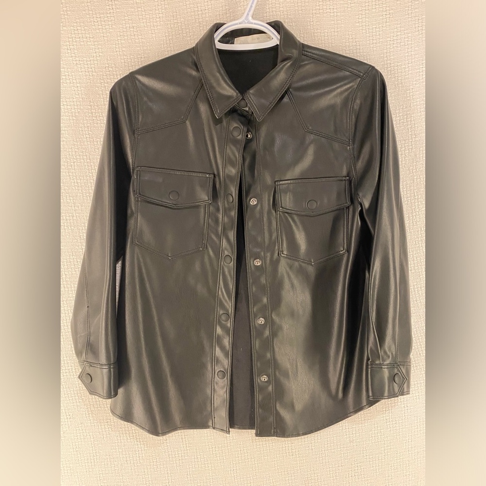 Zara Faux Woman's Leather Jacket | Size 10